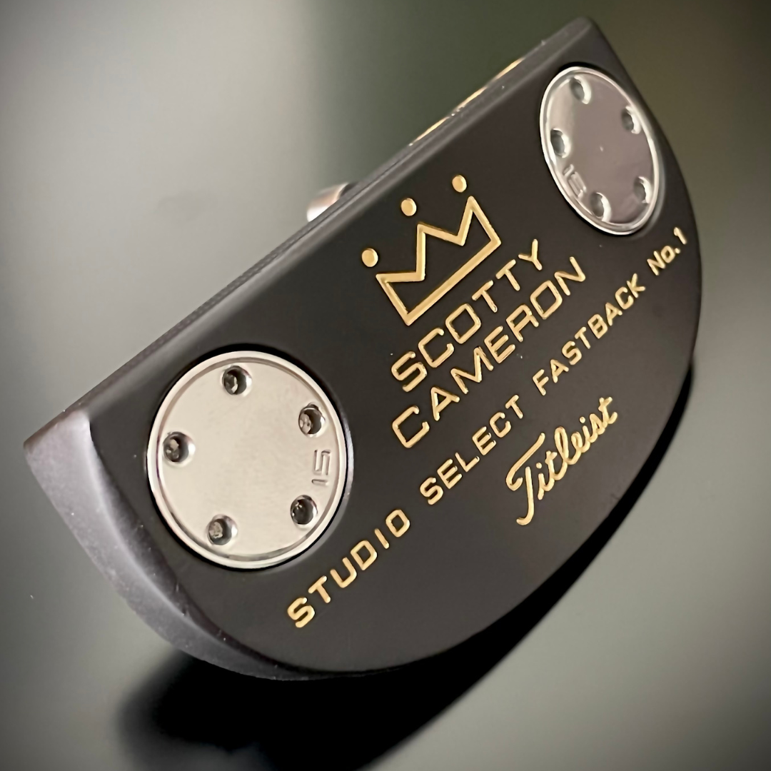Studio Select Fastback No.1 - Black & Gold – Charisma Golf